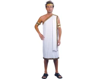 Role play-set for adult Caesar (toga, hairband, armbands), size 52